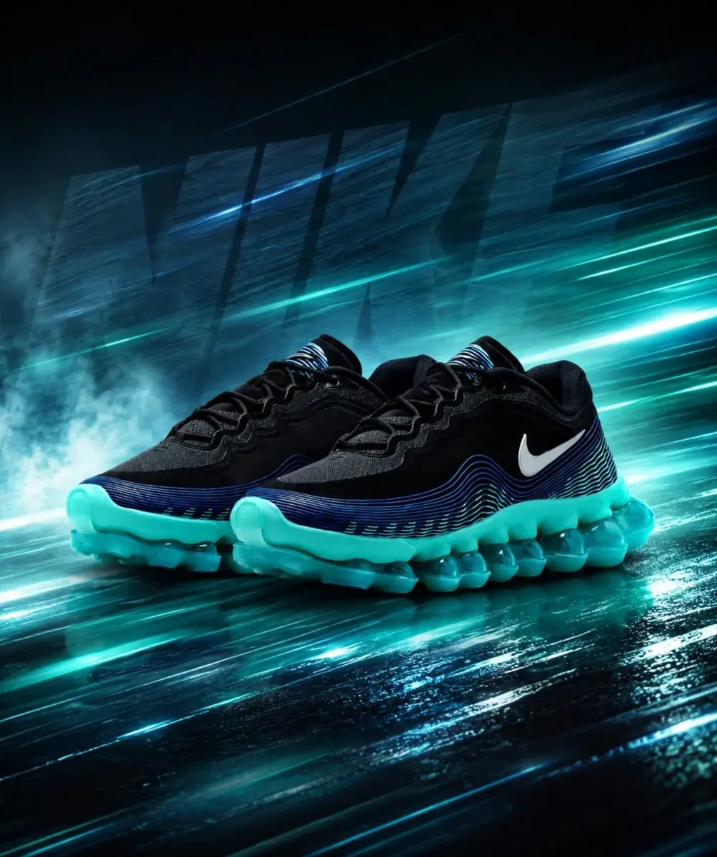 Studio view of Nike Air VaporMax